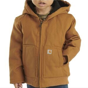 Carhartt Hooded Infants Insulated Jacket- Carhartt Brown